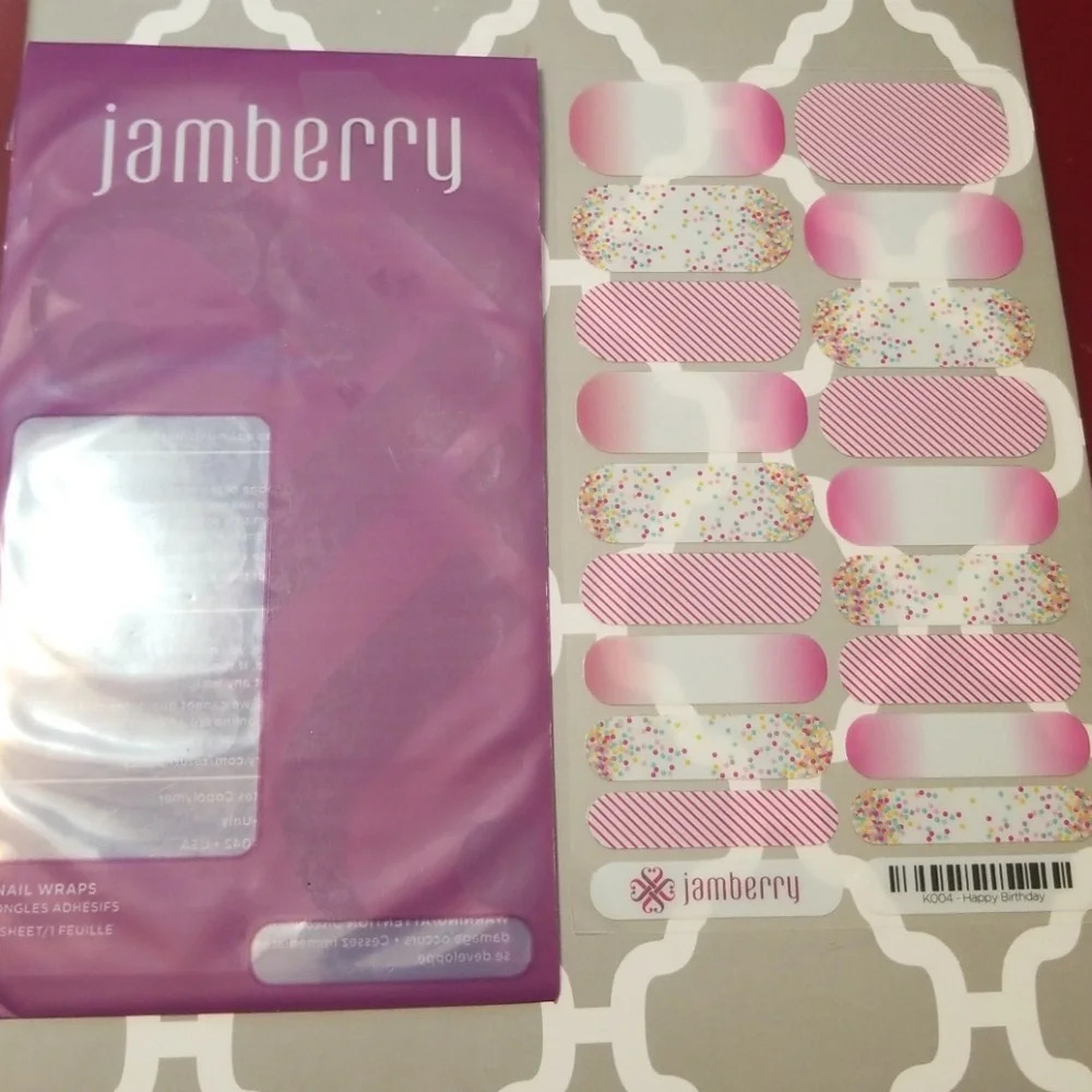 Jamberry‎ Happy Birthday Nail Wraps